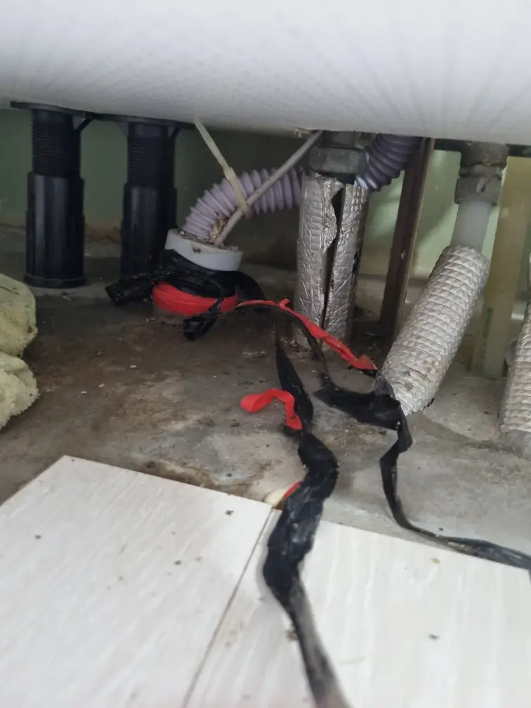 싱크대 막힘과 샤프트 작업, 공동 배수관 막힘 해결